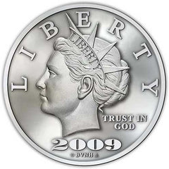 2009 $20 1 ounce Silver Liberty